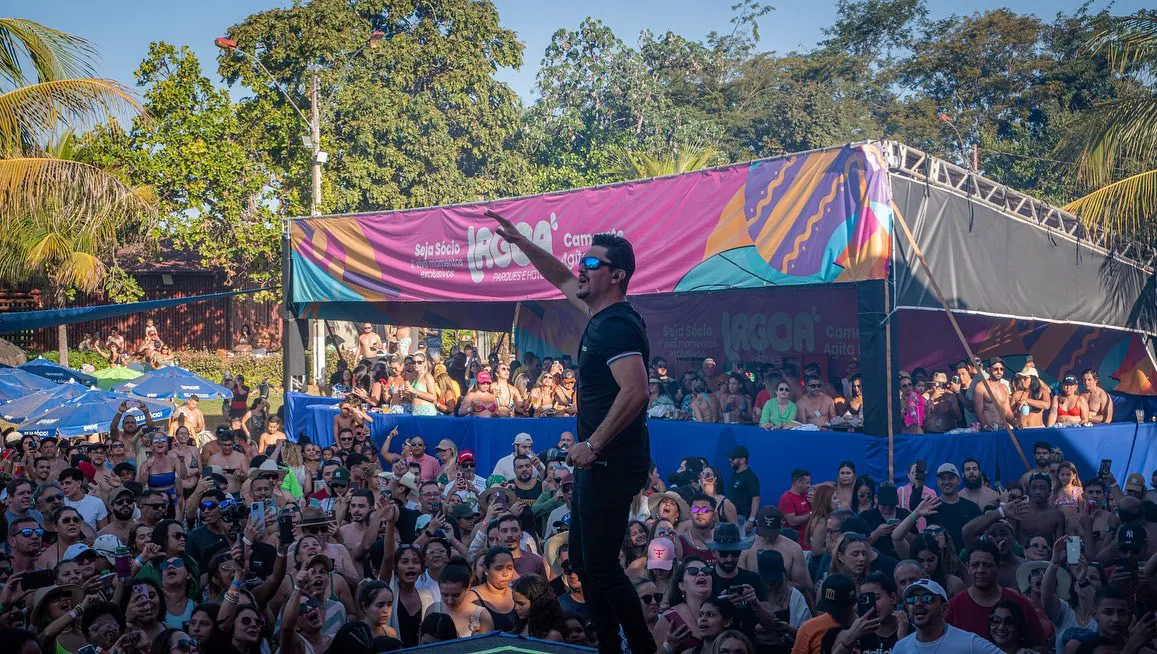 Show ao vivo no Lagoa